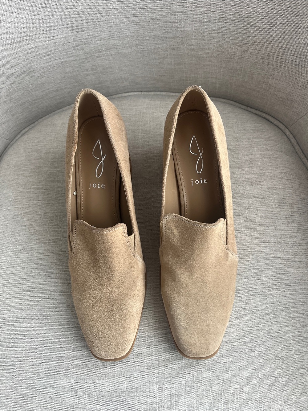 Joie Wevenly Suede Block Heel Shoes Size 9